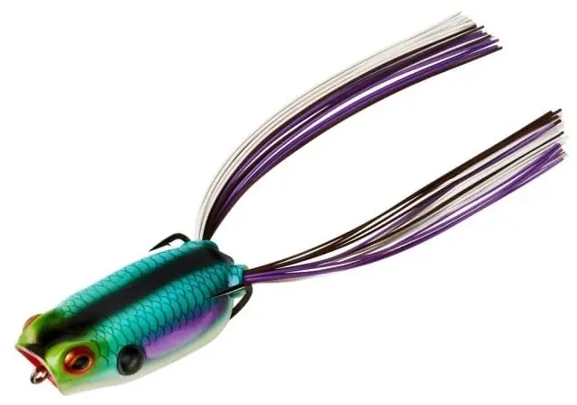 Booyah Poppin‘ Pad Crasher 1/2 Oz Aqua Frog Model Byppc3908