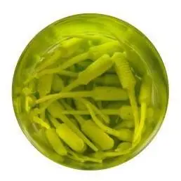 Gulp! Alive! Fish Fry Fishing Bait, 1-inch, Chartreuse Color