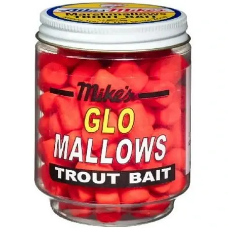 Glo Mallows Fishing Bait - 1.5 Oz Jar, Assorted Colors