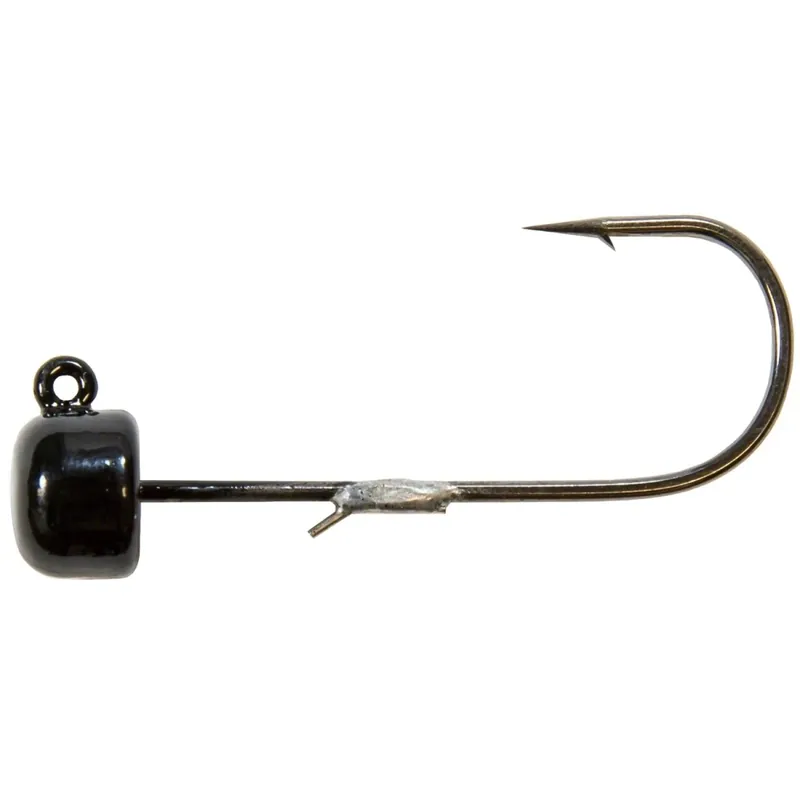 Power Finesse Shroomz Jigheads - 1/5 Oz - Black - 3 Pack
