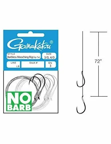 Gama Mooch Rig Sliptie3pk 40 5-6
