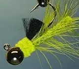 Aerojig Hackle Series Jigs 1/8 Ounce - Light Olive Black