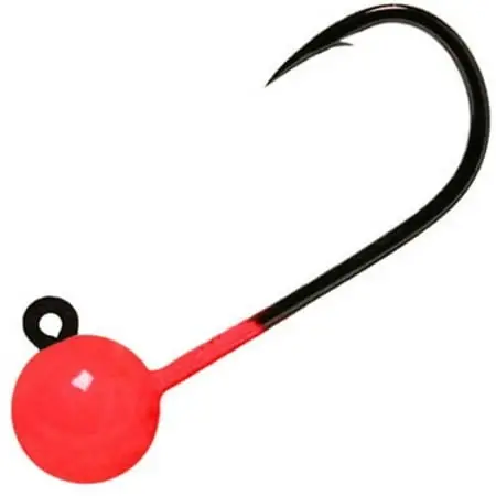 Aerojig 1/8 Cerise Plain Jig Head Fishing Tackle - Versatile And Durable