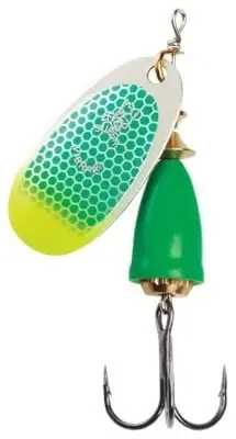 Super Vibrax Spinner 0.38 Oz Green Scale Chartreuse Tip Uv Fishing Lure
