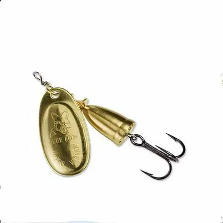 Classic Vibrax Super Vibrax Spinner - 7/64 Oz - Gold Plated Size 0