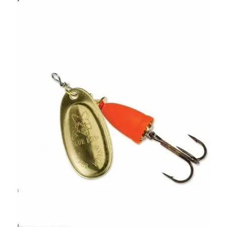 Classic Vibrax Fishing Lure, 3/16 Oz, Gold/fluorescent Red