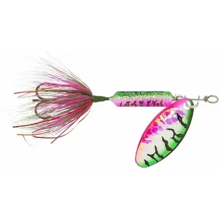 Rooster Tail Tinsel Rainbow Trout Lure, 1/6 Ounce Fishing Tackle