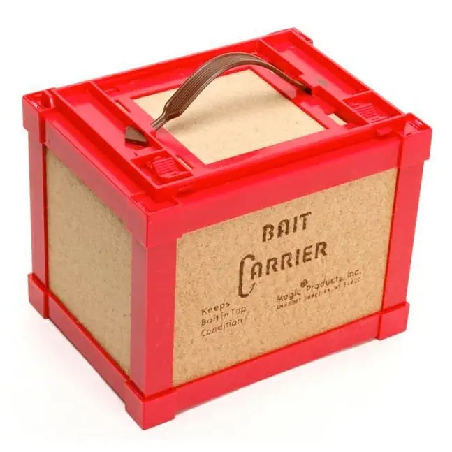 Bait Carrier 7 X 7 X 6 Inch - Red Color