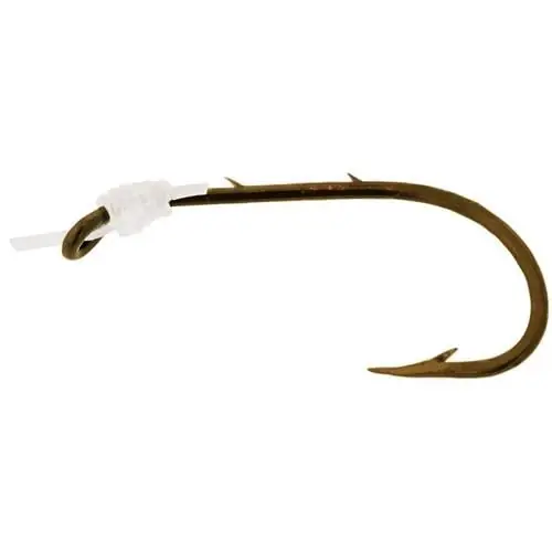 Eagle Claw 139 Baitholder Snelled Hooks - Small - Size 12