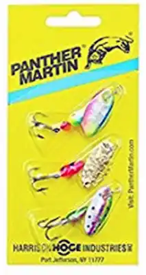 Spinner Fishing Lures, 1/8 Oz. 3-pk.