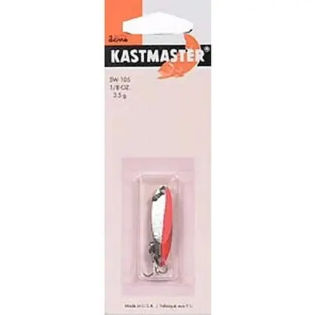 Acme Kastmaster Fishing Lure, Chrome Fluorescent Stripe, 1/8-ounce Model Sw-105/chfs
