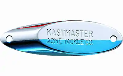 Kastmaster Spoon Fishing Lure, Chrome & Neon Blue, 1-3/8 In.