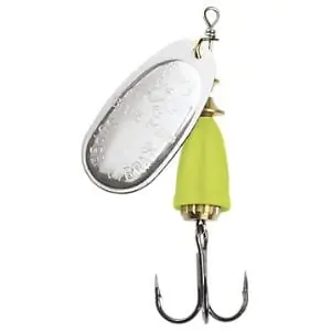 60-20-112 Super Vibrax Spinner 0.18 Oz Silver Fluorescent Yellow