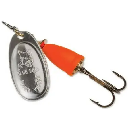 Super Vibrax Classic Spinner, 3/16 Oz., Silver Red - Fishing Lure