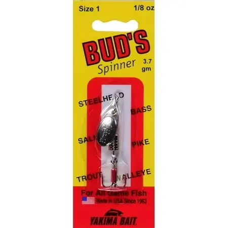 Bud‘s Spinner Size 1 Nickel Fishing Lure