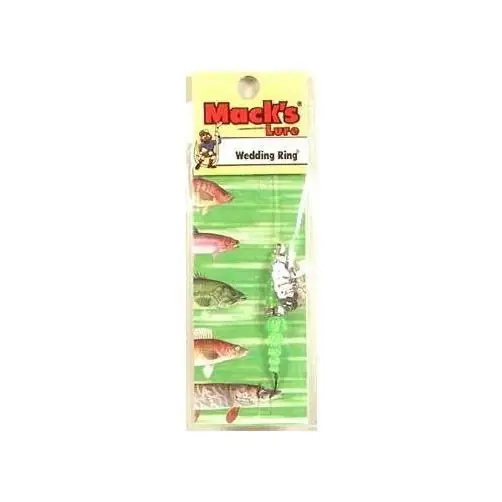 Wedding Ring 10 Hammered Nickel/florescent Chartreuse Spinnerbait Fishing Lure