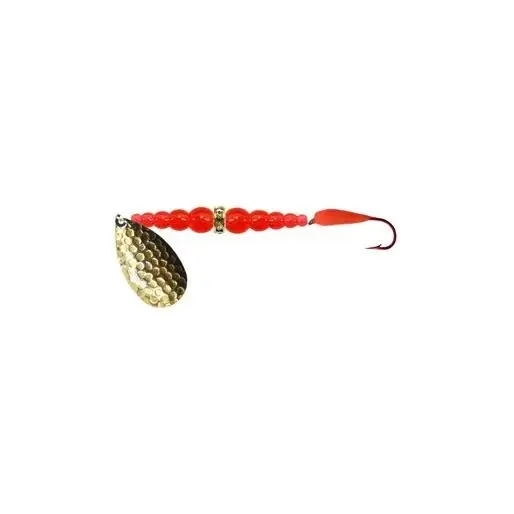 Kokanee Killer 6 Hammered Brass With Fluorescent Orange And Ceramic Finish
