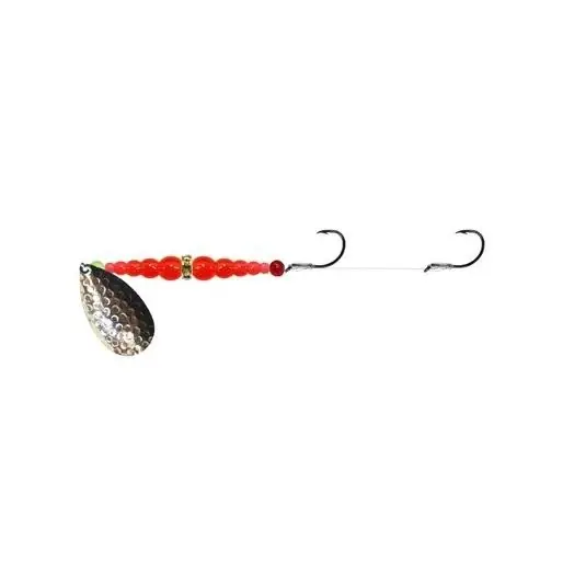 17300 Double Whammy Classic Lure 8 Hammered Nickel Finish