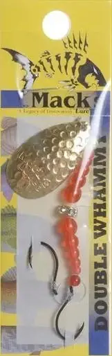 17101 Double Whammy 4 Hot Pink Fluorescent Orange Fishing Lure