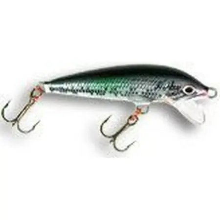 Original Floating Lure F05 - 2 Inch Gold Fluorescent Red Fishing Lure
