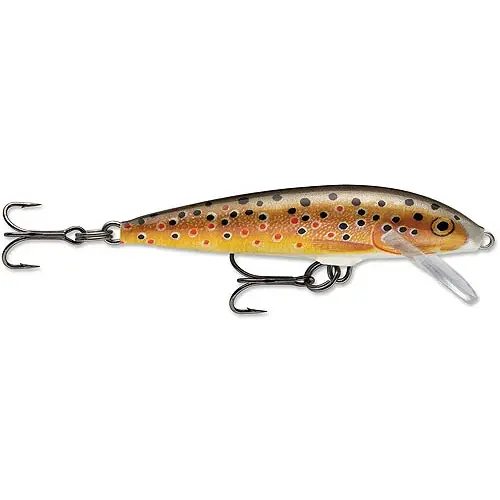 Original Floating Minnow Fishing Lure 2.75" 1/8oz Brown Trout F07tr