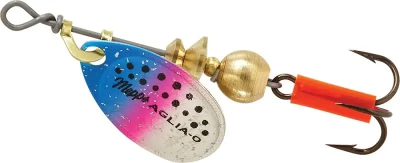 Aglia Plain Treble Fishing Lure, 1/12 Oz. Rainbow Trout