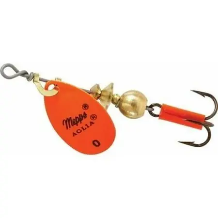 Aglia And Dressed Aglia Spinners - Hot Orange, 1/12 Oz.