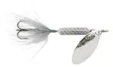 Wordens Original Rooster Tail Spinner Lure 1/16 Oz Gray Minnow
