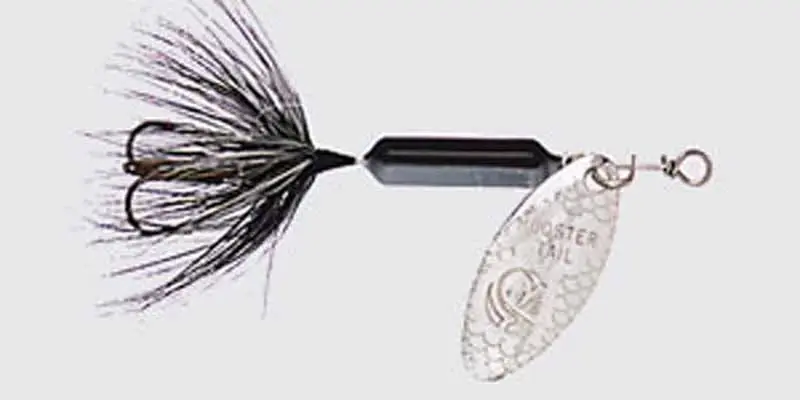 Original Rooster Tail Inline Spinner, 1/16 Oz., Skunk Color