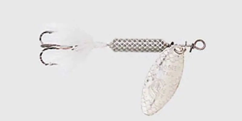 Original Rooster Tail Spinner Lure, 1/6 Oz., White - Premium Fishing Bait