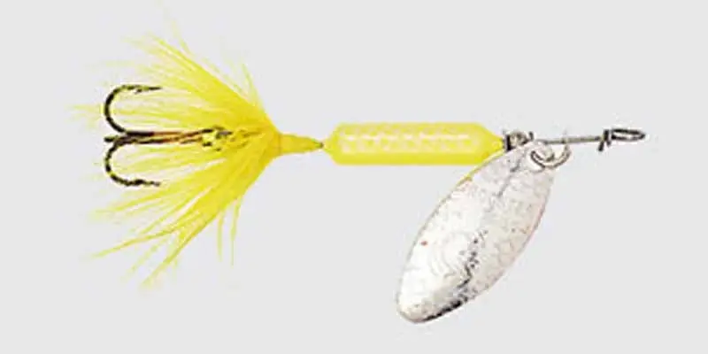 Worden‘s Original Rooster Tail Spinner Lure, 1/6 Oz., Yellow - Ideal For Game Fish