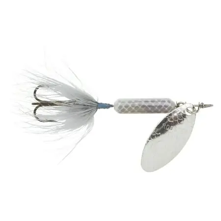 Worden‘s Original Rooster Tail Fishing Lure - 1/6 Oz. Gray Minnow Size 8