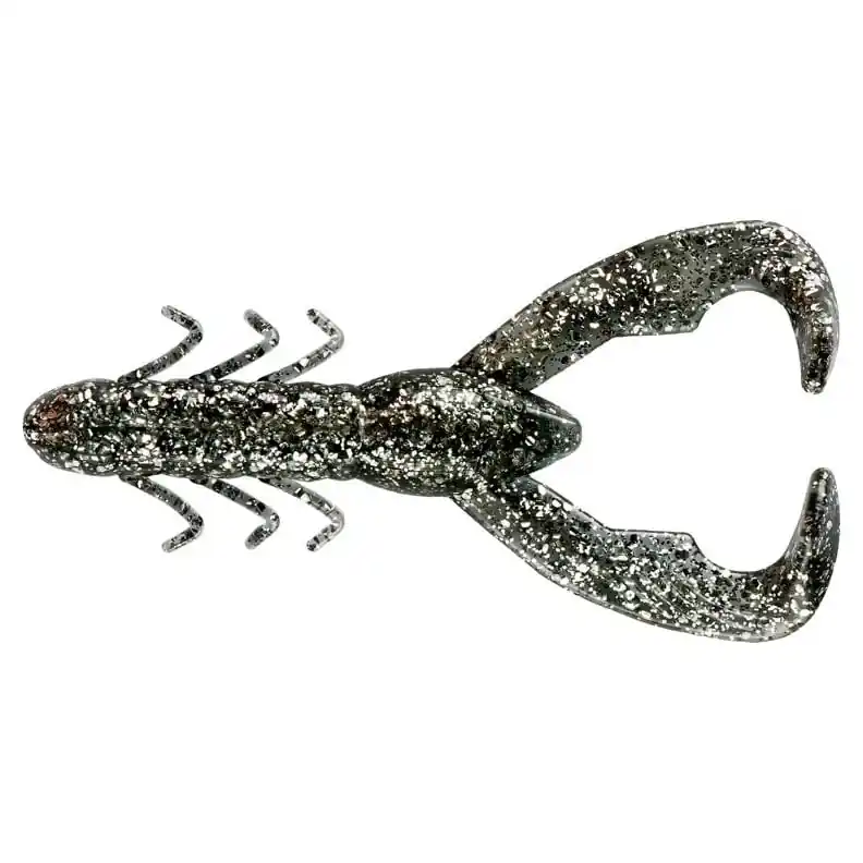 Yum Christie Craw Fishing Lure Soft Bait Green Pumpkin Flash 3.5 In
