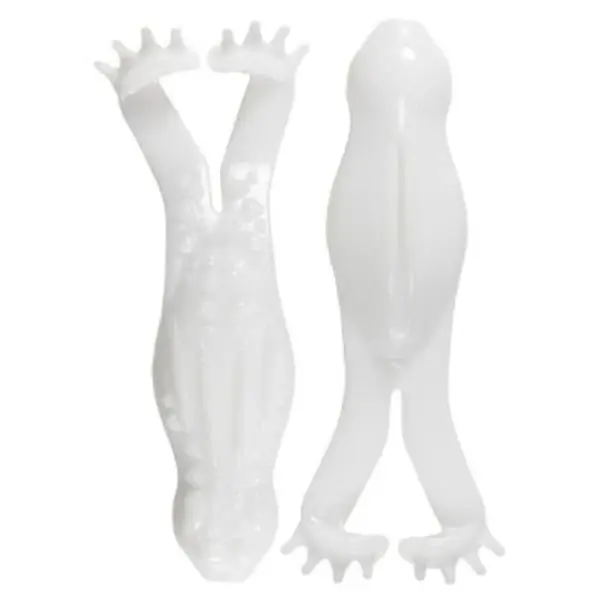 Z-man 1134816 4 Inch Goat Toadz Fish Lures In White - Set Of 3