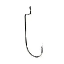 Gamakatsu - Spro G07411 Worm Hook Offset Black, Size 1-0