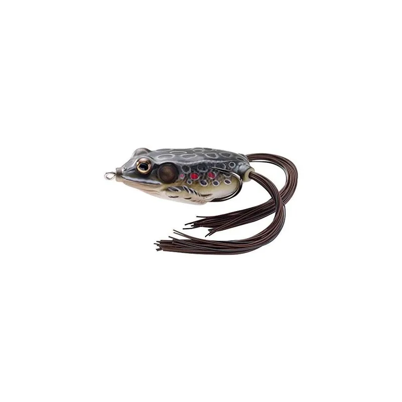 Fishing Kfgh55t-503 Hollow Body Frog Lure - 2.25" - 0.63 Oz. Brown/black