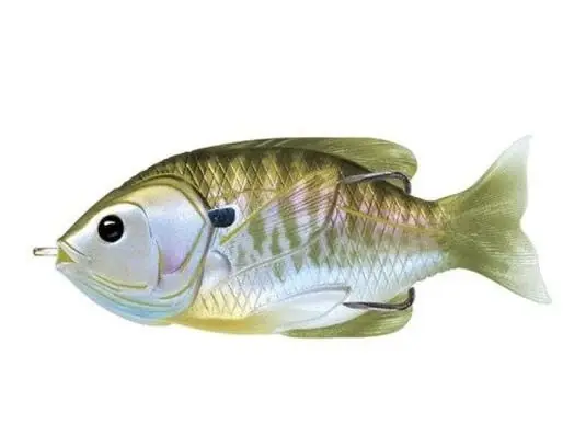 Lures Sfh75t550 Hollow Body Sunfish 3" Natural/olive Bluegill