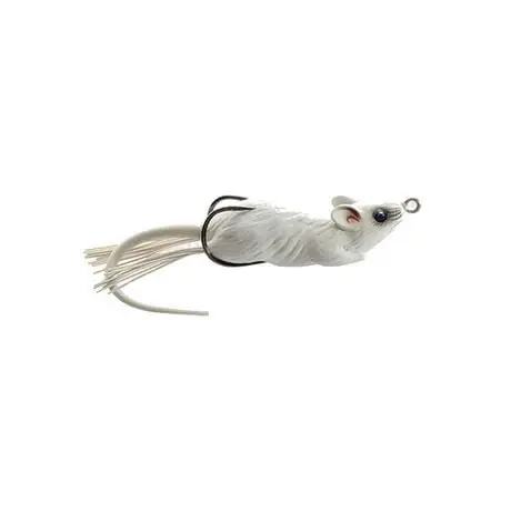 Koppers Live Target Hollow Body Field Mouse Lure 3" White/white Mhb60t