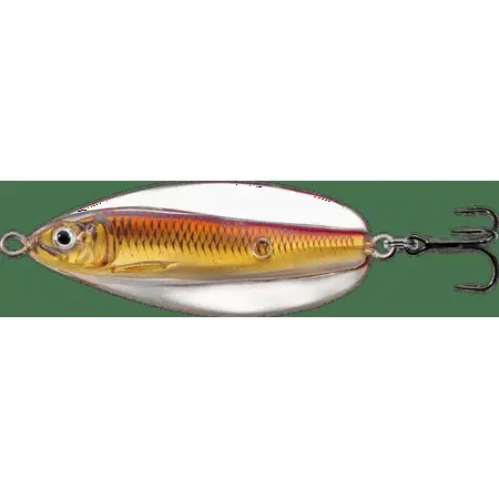 Erratic Shiner Flutter Spoon Fishing Lure - 3.5 In, Silver/blue
