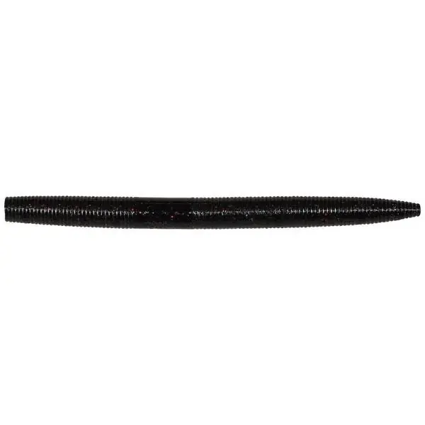 Lunker Log 5" Black Red Flake Fishing Lure