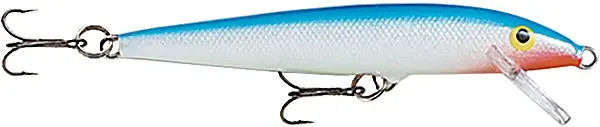Original Floating Lure F07 B Blue 2.75 Inch 1/8 Oz Minnow