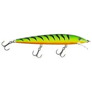 Husky Jerk 12 Fishing Lure - 4.75 In. Fire Tiger Color