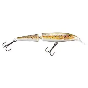 Jointed Minnow Fishing Lure J09 3.5" Brown Trout 0.25 Oz.