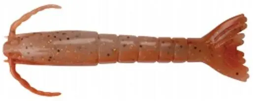 Gulp! Saltwater Shrimp Fishing Bait, 4 Inch, New Penny Color