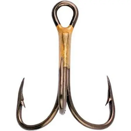 Eagle Claw Lazer Sharp Treble Hook - Bronze - Size 1 - Model 416541