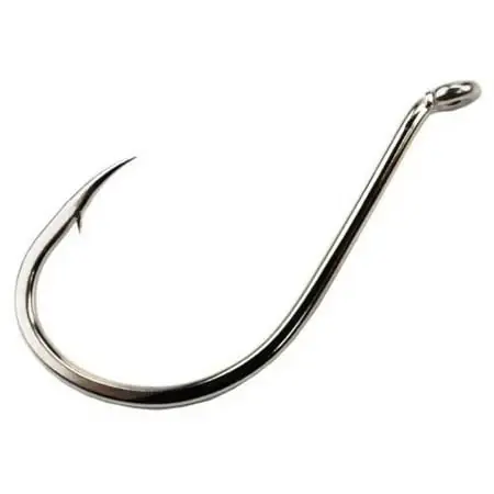 2019 Octopus Hook Nickel Size 9/0 6 Pk Fishing Hook