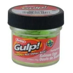 Gulp! Floating Salmon Eggs, Chartreuse, 0.56 Ounce Fishing Lure