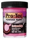 Pro-tec Powder Paint For Lures And Jigs - Flame Red, Black/blue Flake Options