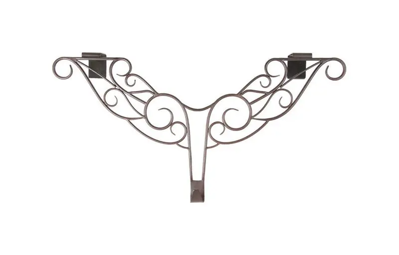 24 Inch Adjustable Ornate Scrollwork Decorative Christmas Wreath Hanger - Model V-10909-ace