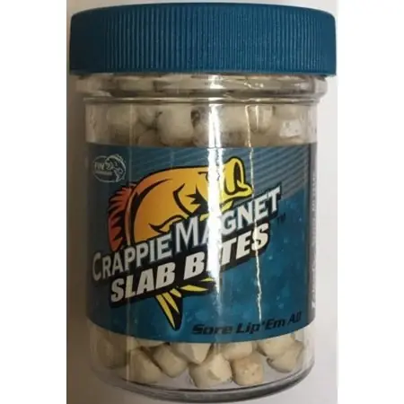 Leland Lures Tsunami Crappie Nuggets Fishing Attractants White 2 Oz.